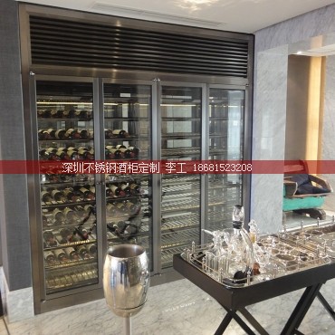 黑钛金定制不锈钢酒柜